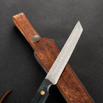 The Vital Damascus Samurai Knife