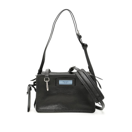 Prada // Etiquette Camera Handbag // Black
