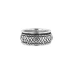 Men's Silver Spinner Ring (10)