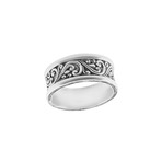 Silver Scrollwork Ring (12)