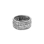 Silver Open Scroll Band Ring (11)