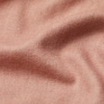 Scarf Exclusive Herringbone // Nude Pink + Beige