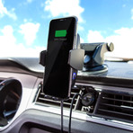 ChargeHub Auto Phone Mount + Wireless Charger