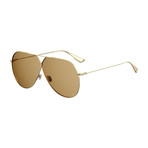 Women's Stellaire 3 Sunglasses // Gold + Brown