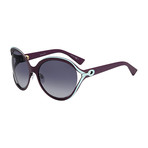 Women's Elle 1 Sunglasses // Aqua + Burgundy