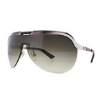 Women's Solar Sunglasses // White + Brown