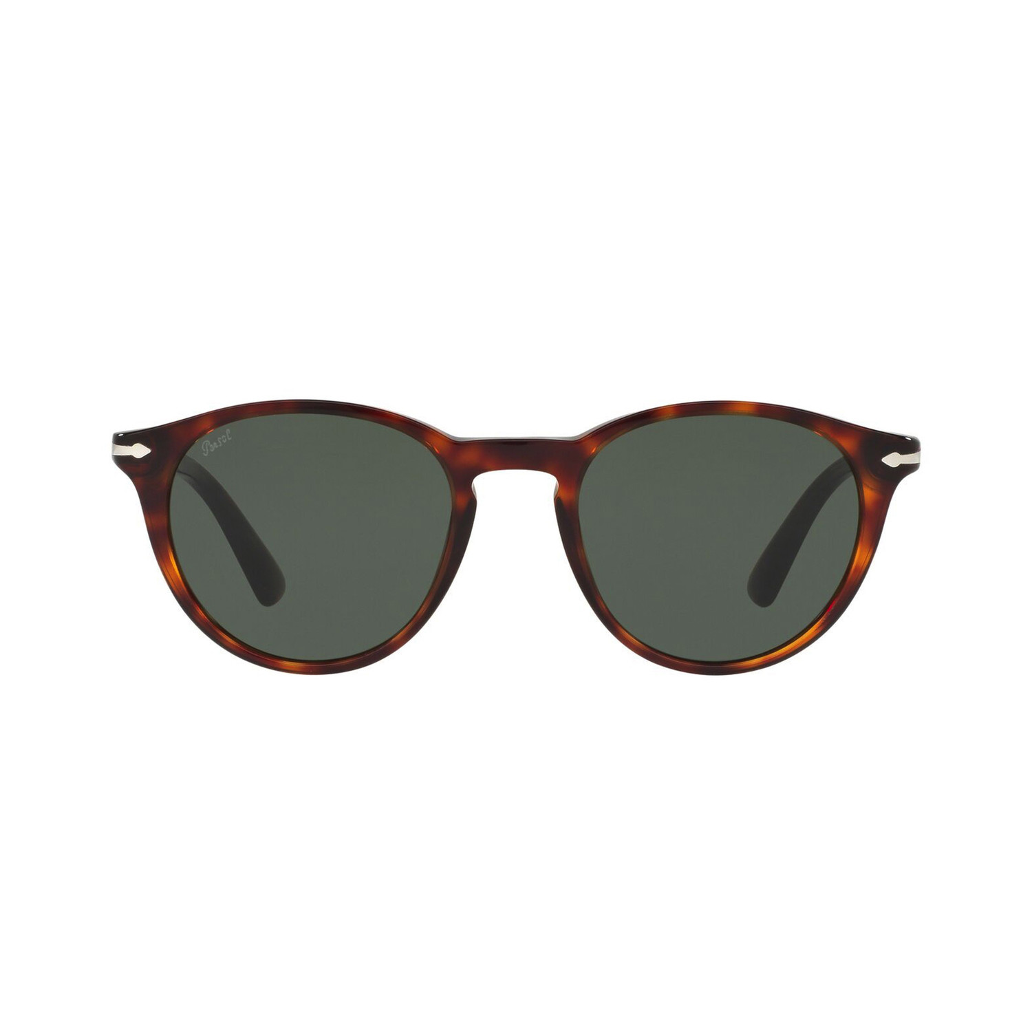 Men's Classic Round Sunglasses // Havana + Gray - Persol - Touch of Modern