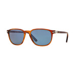 Men's Classic Square Sunglasses // Terra Di Siena + Blue