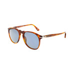 Men's Iconic 649 Evolution Sunglasses // Terra Di Siena + Blue (55mm)