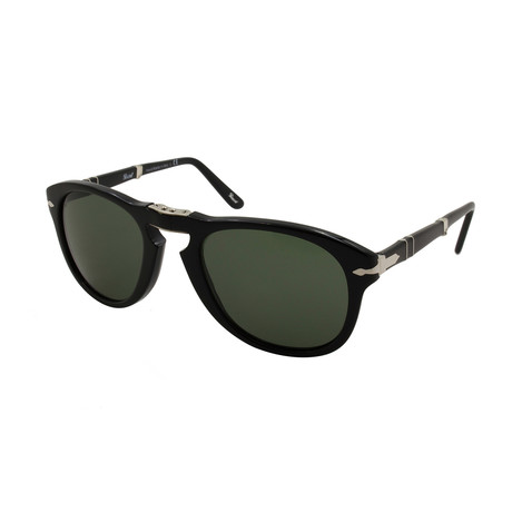 Men's 714 Iconic Folding Sunglasses // Black + Green