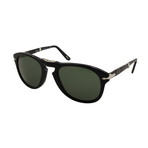 Men's 714 Iconic Folding Sunglasses // Black + Green (52mm)
