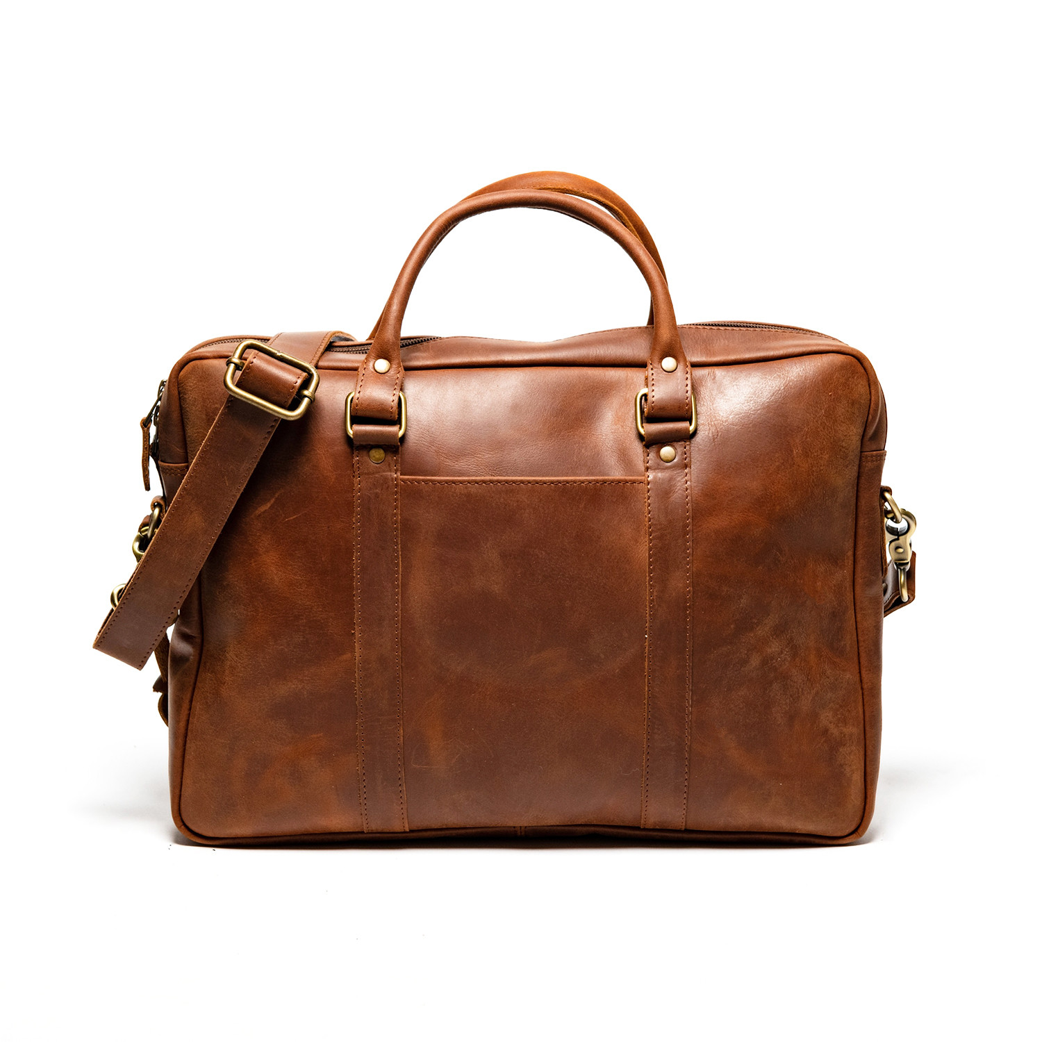 ladies brown leather briefcase