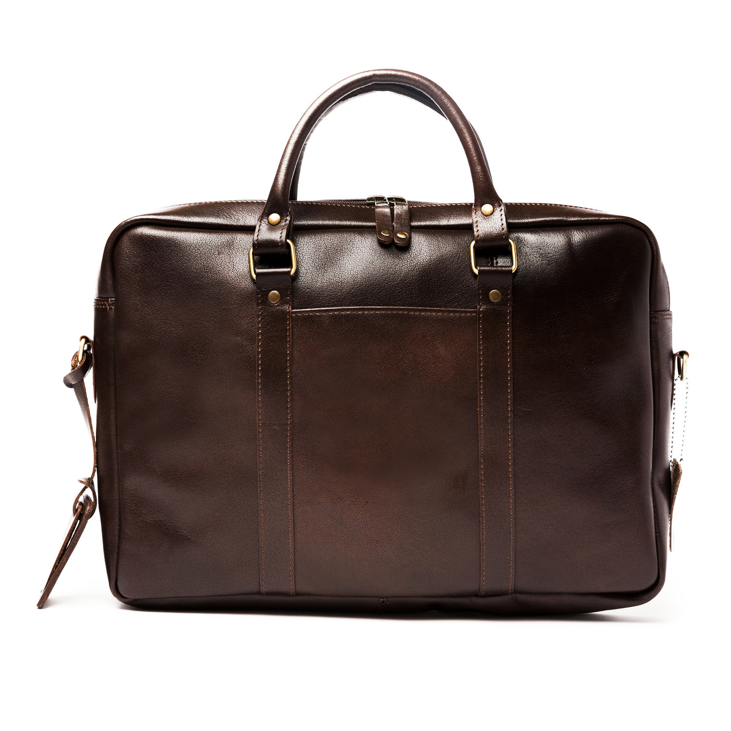 Slim Leather Briefcase 15