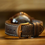 Vancouver Watch Co Bronze Crossfire Automatic // BRONZE-1-BROWN