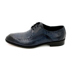 Croco Spiro Dress Shoes // Dark Blue (Euro: 44)