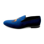 Velvet Loafers // Dark Blue (Euro: 42)