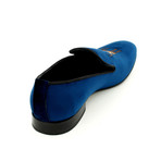 Velvet Loafers // Dark Blue (Euro: 45)