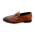 Ostrich Dress Shoes // Brown (Euro: 39)