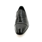 Croco Dress Shoes // Black (Euro: 46)