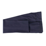 Wool Woven 3 Roll 2 Button Slim Fit Suit // Navy Blue (US: 44S)