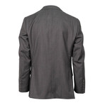 Wool Herringbone Slim Fit Suit // Gray (US: 50R)