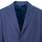 Cotton 3 Roll 2 Button Classic Fit Suit // Blue (US: 56R)