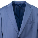 Wool 3 Roll 2 Button Classic Fit Suit // Blue (US: 44S)