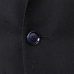 Silk 3 Roll 2 Button Slim Fit Suit // Black (US: 50R)