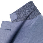 Wool 3 Roll 2 Button Slim Fit Suit V2 // Blue (US: 50R)