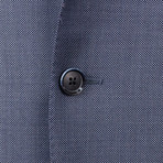 Wool Woven 3 Roll 2 Button Slim Fit Suit // Gray (US: 56R)