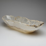 Large Natural Polished Onyx Canoe Bowl from Mexico // III