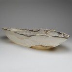 Large Natural Polished Onyx Canoe Bowl from Mexico // II