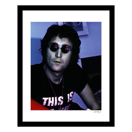 John Lennon Photo Wall Decor (12"W x 16"H x 2"D)