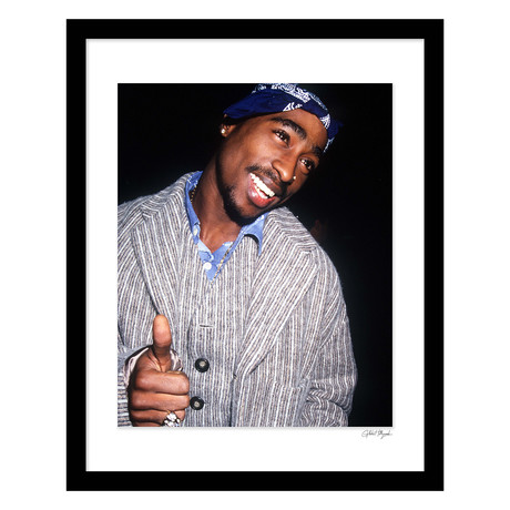 Tupac Smiling Photo Wall Decor (12"W x 16"H x 2"D)