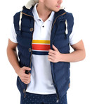 Caspar Vest // Petrol (4XL)