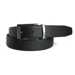 Reversible Dress Belt // Tan + Brown (38)
