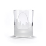 City Skyline Bar Glasses // Set of 4 // St. Louis