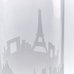Luigi Bormioli Classico Collection // City Skyline Decanter // Paris
