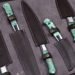 Chef Knives // Set Of 7 PCS // 18