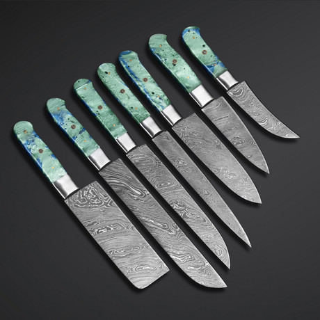 Chef Knives // Set Of 7 PCS // 18