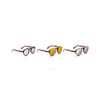 Unisex Dyad 05 Sunglasses // Tortoise + Copper Blue