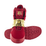 Atlas III High-Top Sneaker // Red + Gold (US: 11)