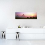 Giza Pyramids Egypt // Panoramic Images (36"W x 12"H x 0.75"D)