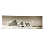 Pyramids Of Giza, Egypt // Panoramic Images (36"W x 12"H x 0.75"D)