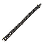 Antiqued Gun Metal Curb Chain Link Bracelet II