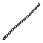 Antiqued Gun Metal Curb Chain Link Bracelet I