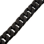 Antiqued Gun Metal Curb Chain Link Bracelet II