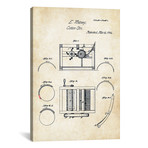 Eli Whitney Cotton Gin // Patent77 (12"W x 18"H x 0.75"D)