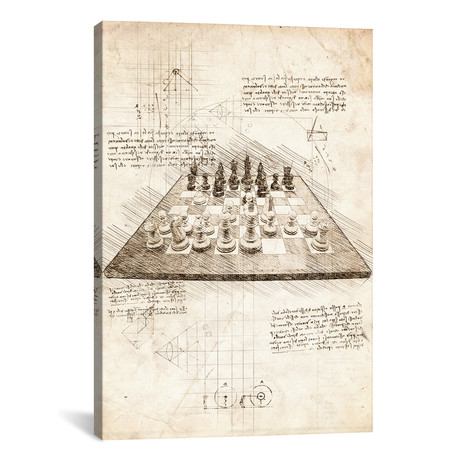 Chess Board // Cornel Vlad (12"W x 18"H x 0.75"D)