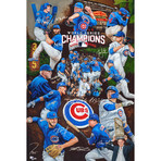 The Wait Is Over // Chicago Cubs World Series 2016 // Original Multi Autographed